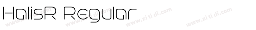 HalisR Regular字体转换 HalisR Regular字体转换